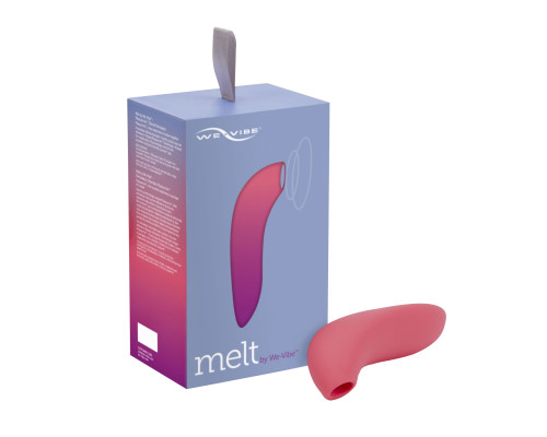Вакуумний смарт-стимулятор для пар Melt by We-Vibe Coral, зручно поєднувати з проникним сексом
