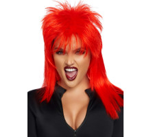 Leg Avenue Unisex rockstar wig Red