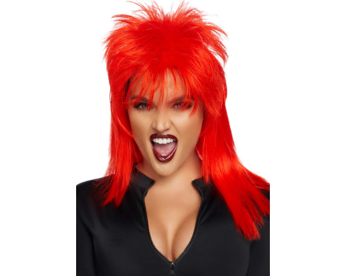 Leg Avenue Unisex rockstar wig Red