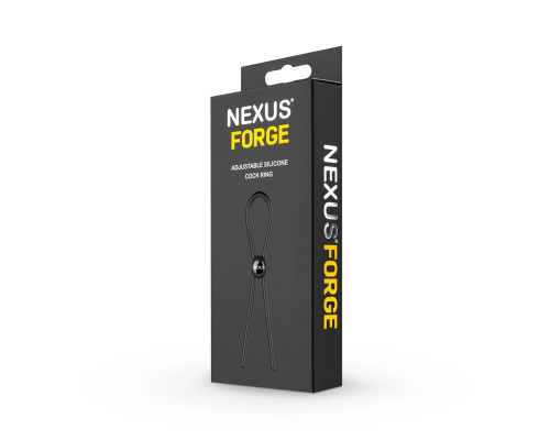 Эрекционное кольцо Nexus FORGE Single Adjustable Lasso - Black