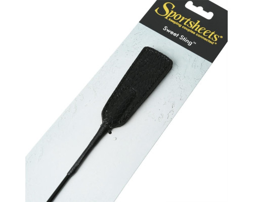 Шлепалка с минихлопушкой Sportsheets Sweet Sting Crop