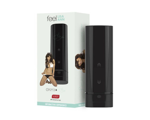 Мастурбатор Kiiroo Onyx + Lisa Ann, 10 стискальних кілець, не треба рухати, теледільдоніка