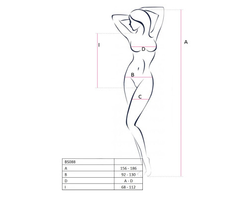 Бодистокинг Passion BS088 white