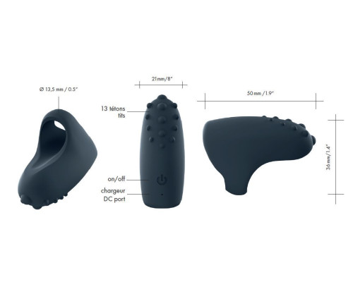 Вібратор на палець Dorcel MAGIC FINGER перезаряджається