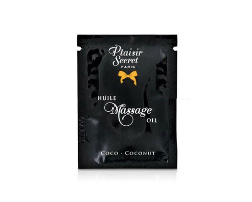 Пробник масажної олії Plaisirs Secrets Coconut (3 мл)