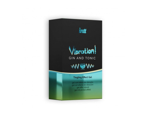 Рідкий вібратор Intt Vibration Gin Tonic (15 мл) EXTRA GREEN