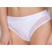 Трусики з прозорою вставкою Passion PS002 PANTIES white, size M