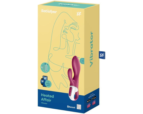 Satisfyer Heated Affair - смарт-вібратор кролик з підігрівом