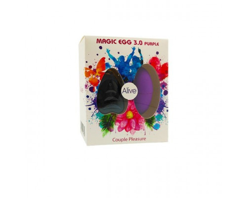 Віброяйце Alive Magic Egg 3.0 Purple із пультом ДУ