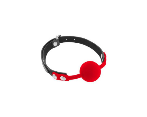 Класичний кляп з силіконовую кулькою Fetish Tentation Silicone Gag Ball