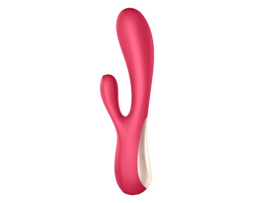 Смарт вібратор-кролик Satisfyer Mono Flex Red, 2 мотори, керування через інтернет