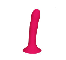 Дилдо з присоскою Adrien Lastic Hitsens 4 Pink, відмінно для страпона, діаметр 3,7 см, довжина 17,8
