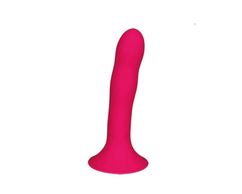 Дилдо з присоскою Adrien Lastic Hitsens 4 Pink, відмінно для страпона, діаметр 3,7 см, довжина 17,8