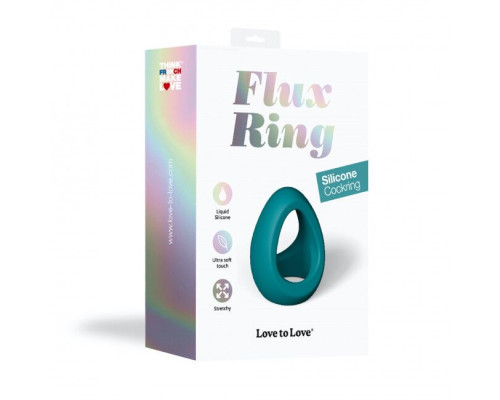 Эрекционное кольцо двойное Love To Love FLUX RING - TEAL ME