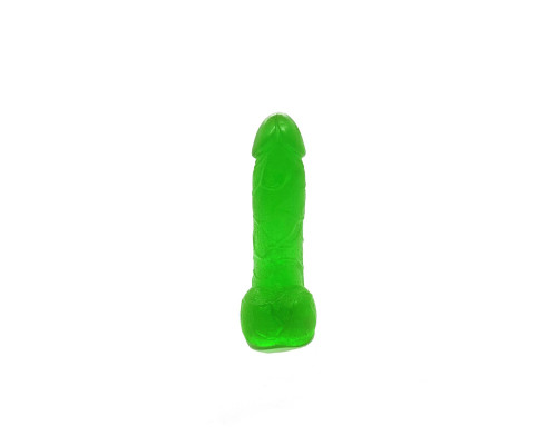 Крафтове мило-член із присоскою Чистий Кайф Green size S натуральне
