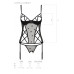 Корсет з підв'язками + стрінги LOVELIA CORSET black XXL/XXXL - Passion