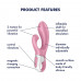 Satisfyer Air Pump Bunny 2 - вібратор кролик з надувною головкою