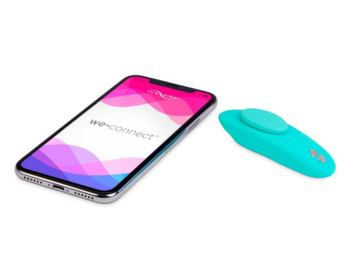 Вібратор у трусики We-Vibe Moxie Aqua з пультом ДК