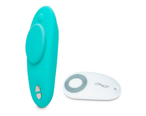 Вібратор у трусики We-Vibe Moxie Aqua з пультом ДК