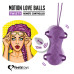 Вагінальні кульки з ротацією FeelzToys Motion Love Balls Twisty з пультом ДК