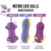 Вагінальні кульки з ротацією FeelzToys Motion Love Balls Twisty з пультом ДК