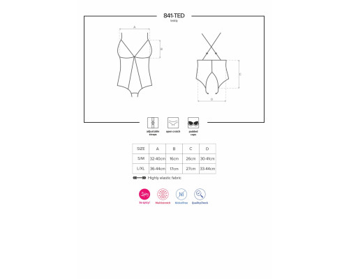 Obsessive 841-TED-1 teddy S/M