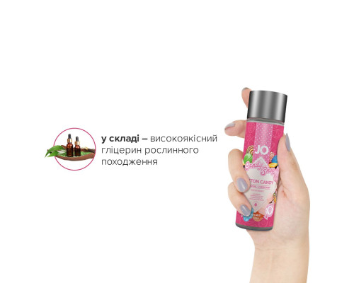 Лубрикант на водній основі System JO H2O — Candy Shop — Cotton Candy (60 мл) без цукру та парабенів