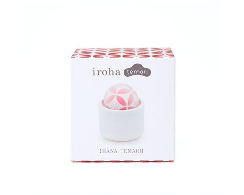 Потужний вібратор-кулька IROHA TEMARI Hana, що не передає вібрацію на футляр, 6 режимів роботи