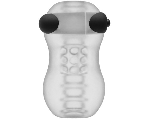 Мастурбатор Doc Johnson GoodHead - Vibrating Helping Head Pro - Frost