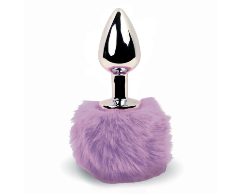 Анальна пробка FeelzToys - Bunny Tails Butt Plug Purple