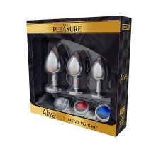 Набор металлических анальных пробок Alive Metal Plug Kit