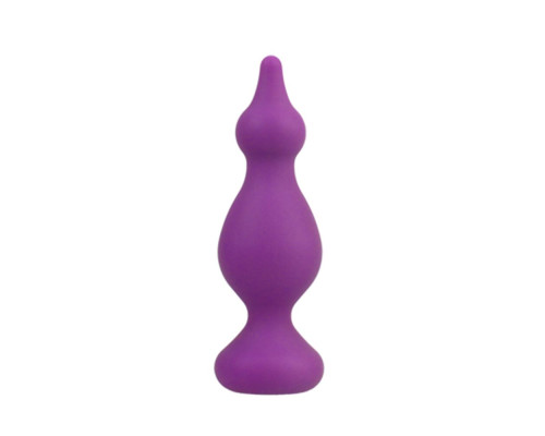 Анальная пробка Adrien Lastic Amuse Medium Purple (M) с двумя переходами, макс. диаметр 3,6 см