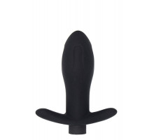 Анальна пробка з вібрацією MAI Attraction Toys №87 Black перезаряджаєма, длина 11см, диаметр 3,5см