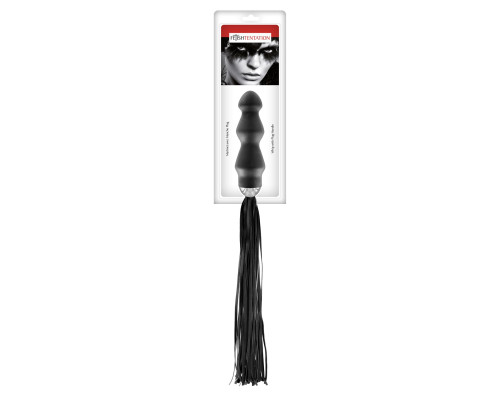 Флогер з ручкою - анальним плагом Fetish Tentation Whip with Plug Handle