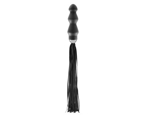 Флогер з ручкою - анальним плагом Fetish Tentation Whip with Plug Handle