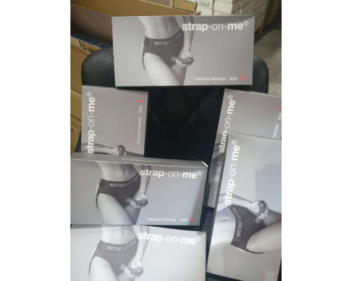 Труси-стрінги для страпону Strap-On-Me HEROINE HARNESS - L (м'ята упаковка)