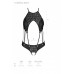 Боді з екошкіри з ремінцями та перфорацією Tamaris Body black L/XL — Passion