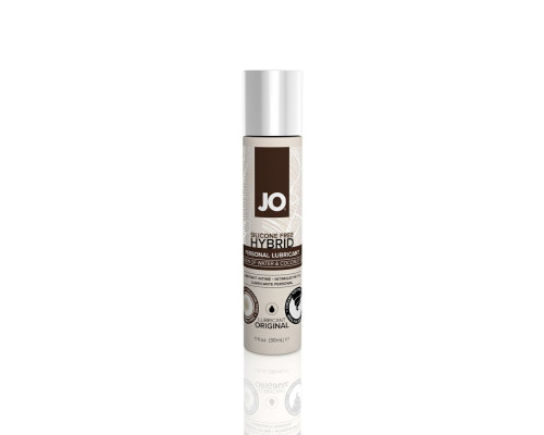 Крем-змазка з кокосовою олією System JO Silicone Free Hybrid ORIGINAL (30 мл) біла