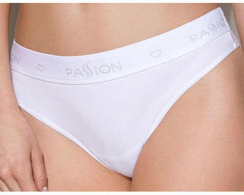 Трусики-бразиліана з бавовни Passion PS005 PANTIES white, size XL