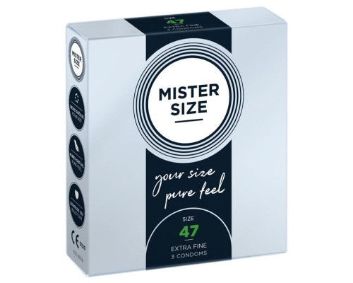 Презервативы Mister Size 47 (3 pcs)