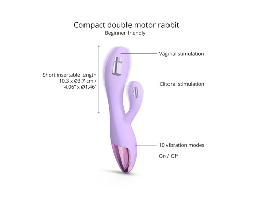 Вибратор-кролик Love To Love FUNKY BUNNY - VIVA MAUVE