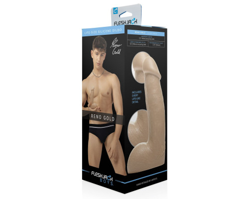 Фалоімітатор Fleshjack Boys: Reno Gold Dildo