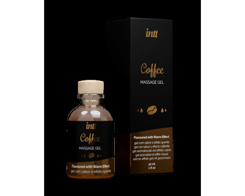 Масажний гель для інтимних зон Intt Coffee (30 мл) розігріваючий