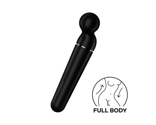 Вібромасажер мікрафон Satisfyer Planet Wand-er Black/Rosegold