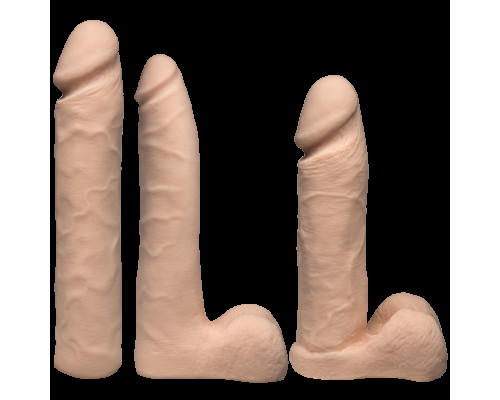 Набір для страпону Doc Johnson Vac-U-Lock Dual Density Experienced Set, діаметр 2х7см, 7,7см