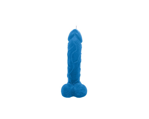 Свічка у вигляді члена Чистий Кайф Blue size L, для збуджувальної атмосфери