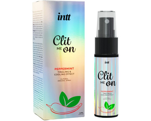 Збудливий спрей для клітора Intt Clit Me On Peppermint Tingling & Cooling Effect 12 мл