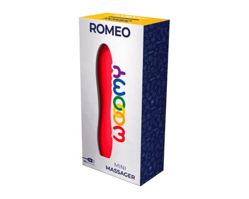 Вібропуля Wooomy Romeo червона