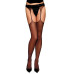 Панчохи з поясом Anne De Ales LEA T4 Black, відмінно для pinup стилю