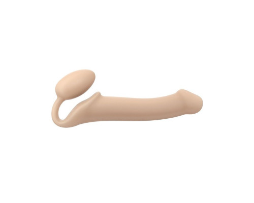 Безремневой страпон Strap-On-Me Flesh L, полностью регулируемый, диаметр 3,7см